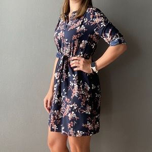 Flower print dress
